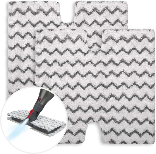 2 Pack of Steam Mop Pad for Shark Genius Lift-Away Pro S5003D S5002Q S5003A S6001W S6001WM S6002 S6002C S6003D S6003 S3973 S3973D S3973WM, Washable Reusable Replacement Mop Head by