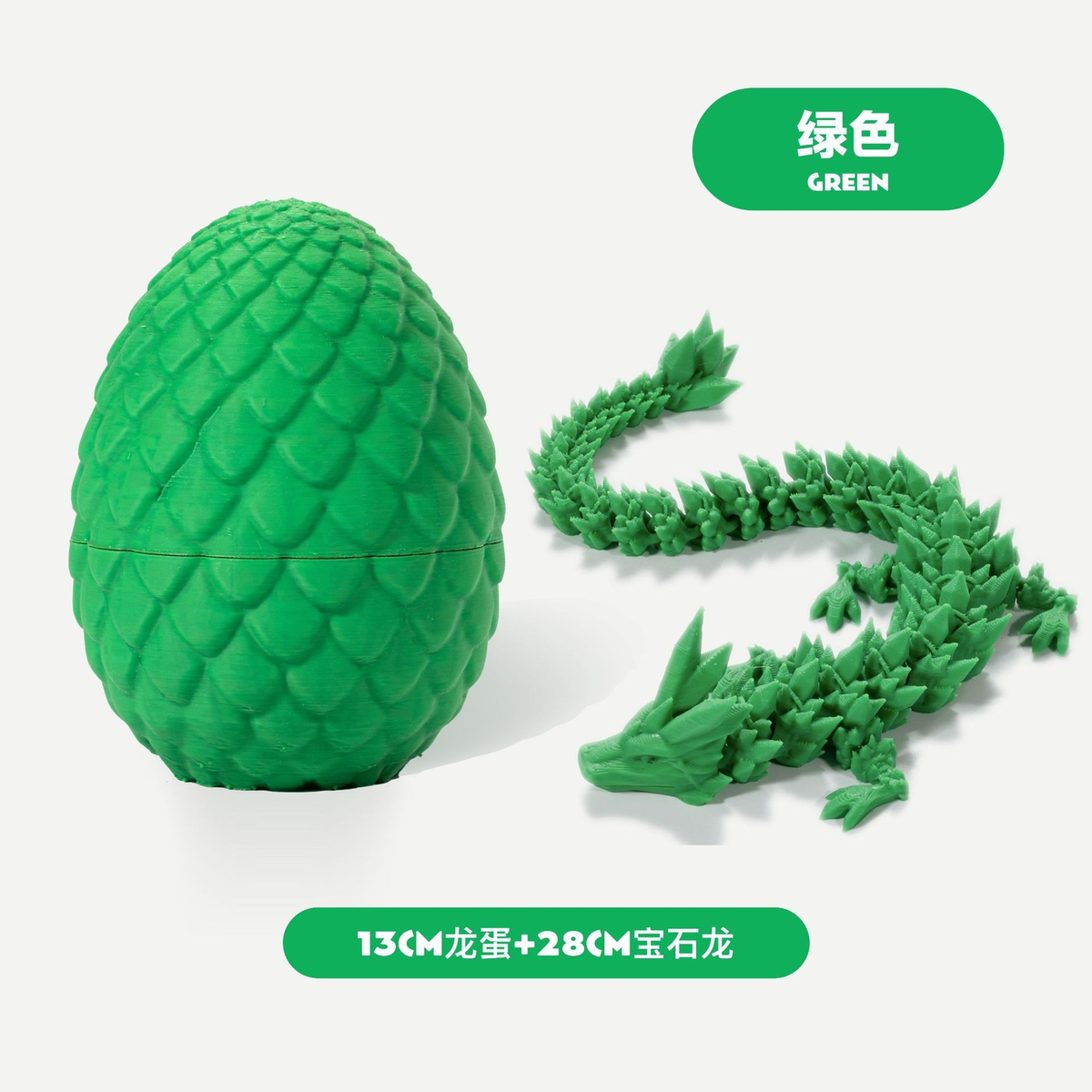 3D Printed Dragon Egg Full Articulated Dragon Egg Fidget Toy Desk Office Decro