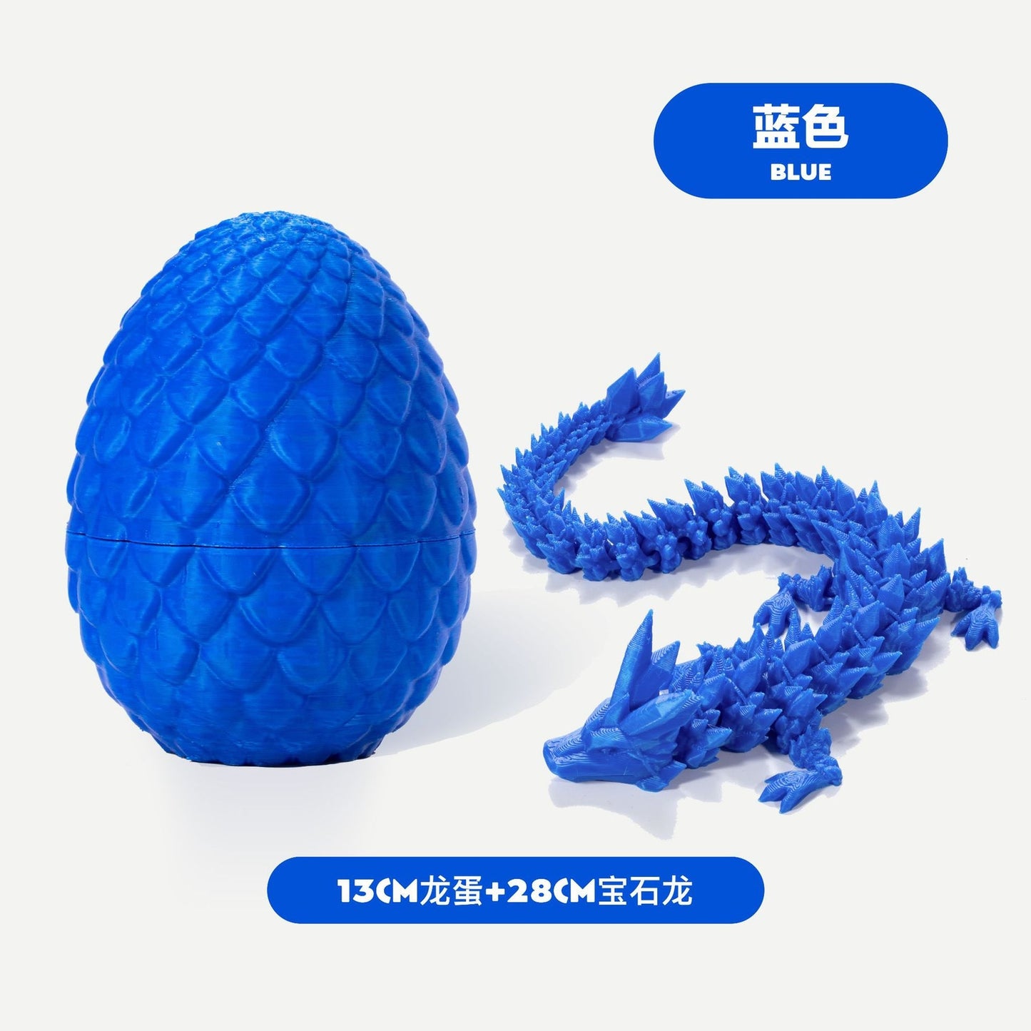 3D Printed Dragon Egg Full Articulated Dragon Egg Fidget Toy Desk Office Decro