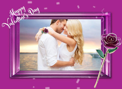 24K Rose for Her, Eternal Love Plated Rose Flower, Romantic Present for Wife, Mom, Grandma, Anniversary, Birthday, Wedding ()