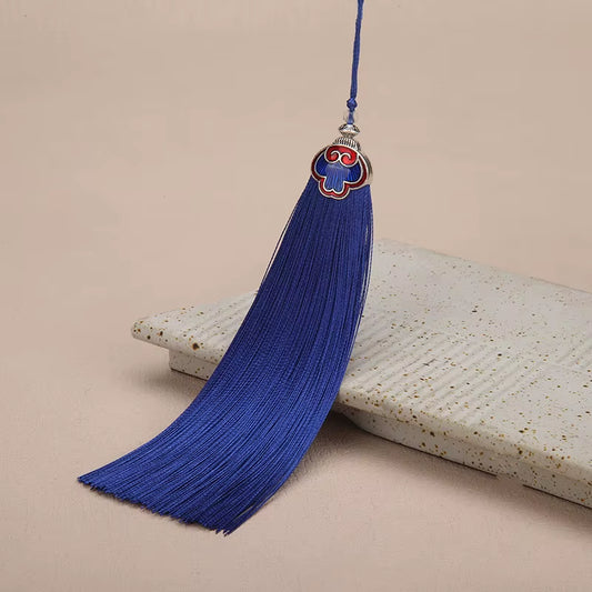 10Pcs Chinese Knot Tassel Silk Fringe Bangs Flower Tassel Trim Decorative Garment for Curtains Home Decoration Accessories