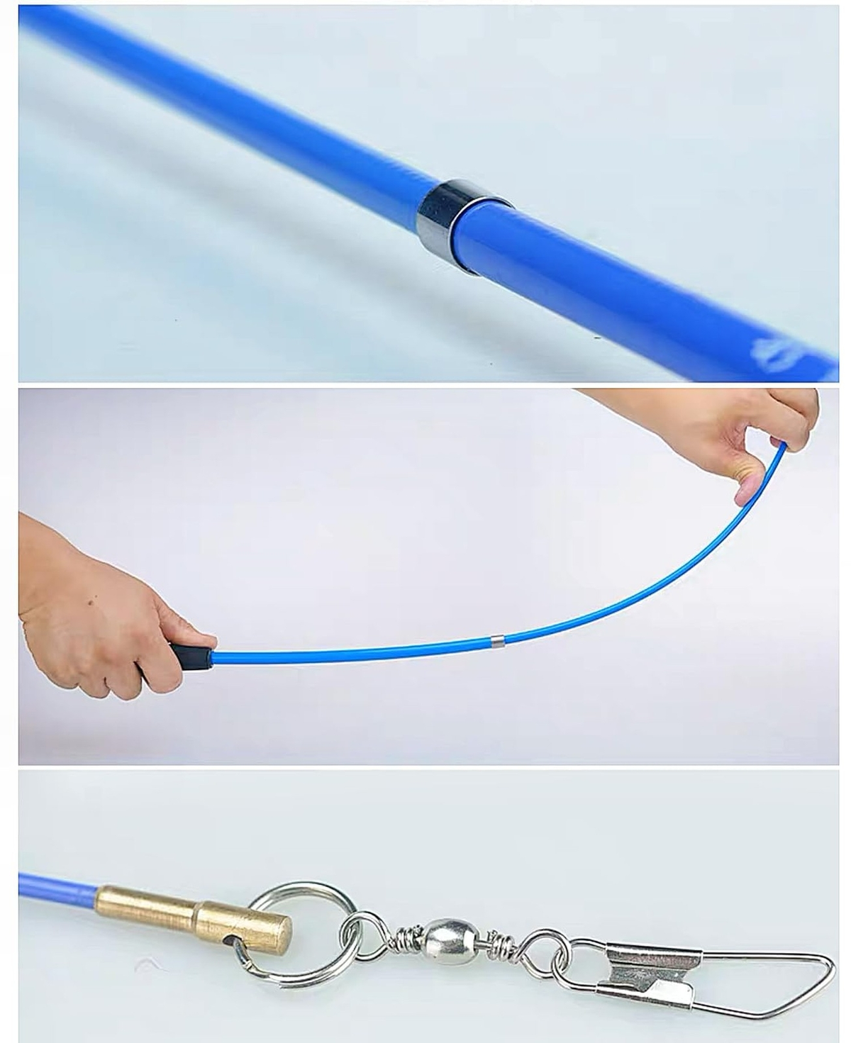 19.6 FT(6 Meters) Rainbow Ribbon Dragon Dance Poi, Outdoor Flinging Fitness D...