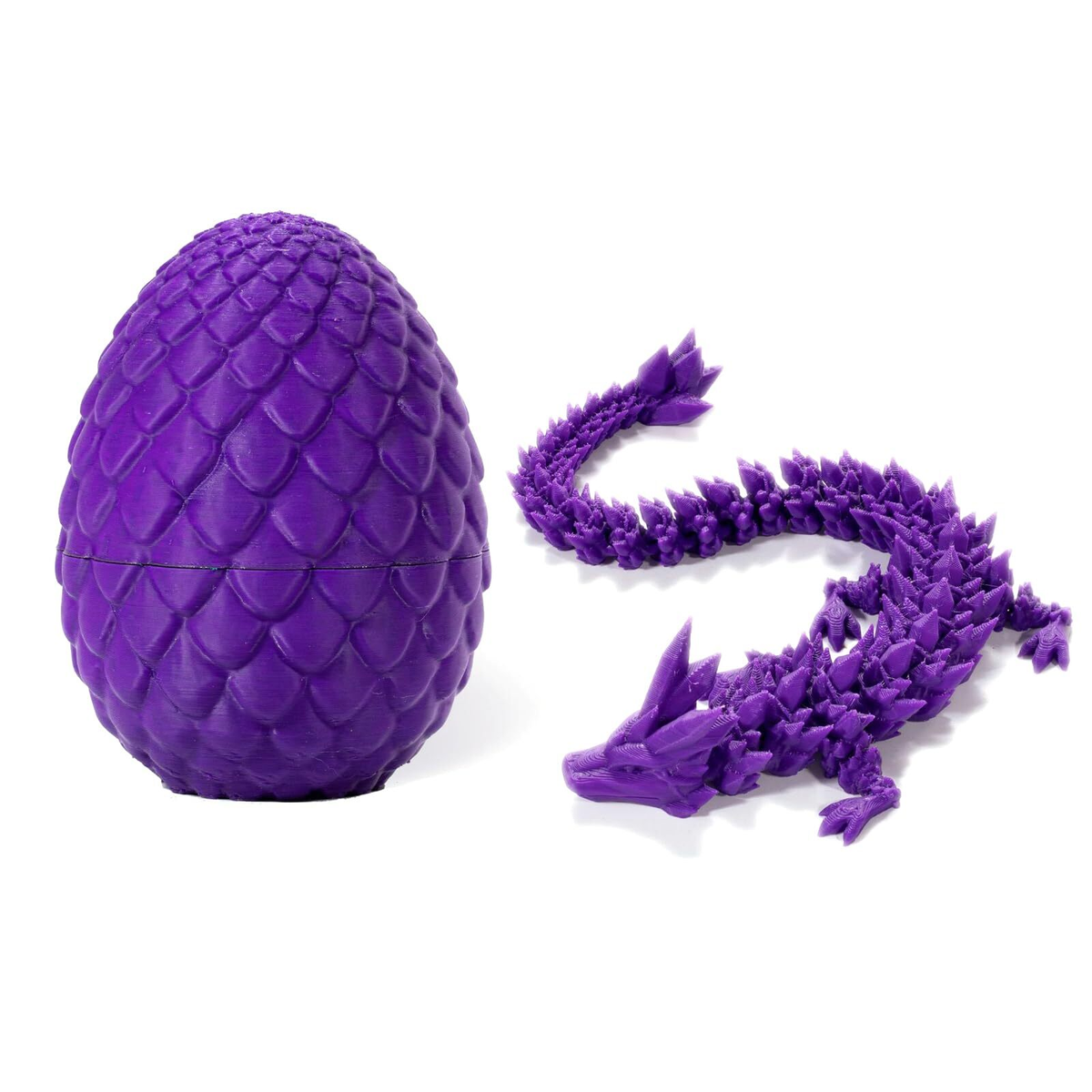 3D Printed Dragon Egg Full Articulated Dragon Egg Fidget Toy Desk Office Decro