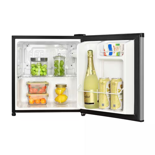 1.7 Cu. Ft. Mini Fridge in Black with Freezerless Design