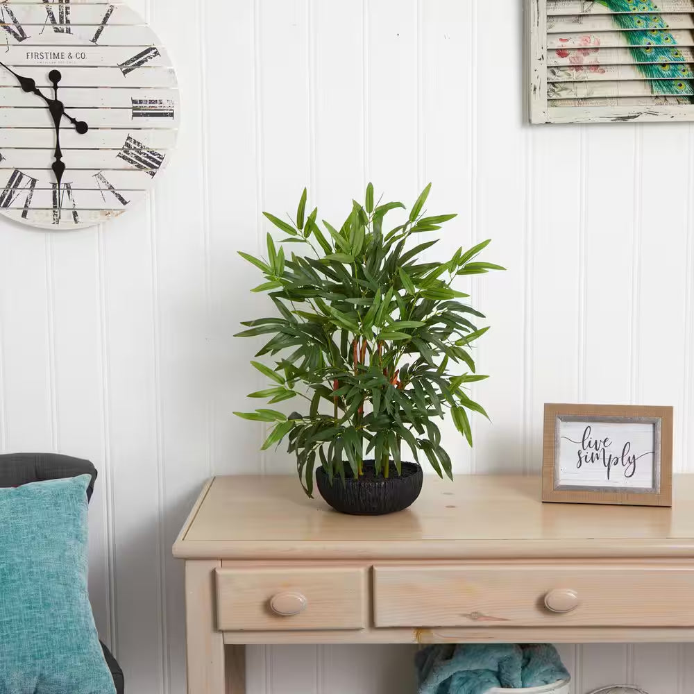Indoor 20 In. Bamboo Artificial Plant