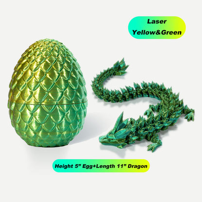 3D Printed Dragon Egg Full Articulated Dragon Egg Fidget Toy Desk Office Decro