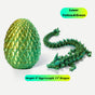 3D Printed Dragon Egg Full Articulated Dragon Egg Fidget Toy Desk Office Decro