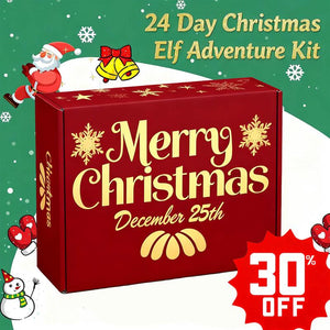 2025 Magical Christmas Elf Kit: Countdown to Christmas with 24 Days of Enchanting Elf Adventures & Decorations