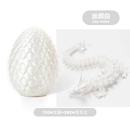 3D Printed Dragon Egg Full Articulated Dragon Egg Fidget Toy Desk Office Decro